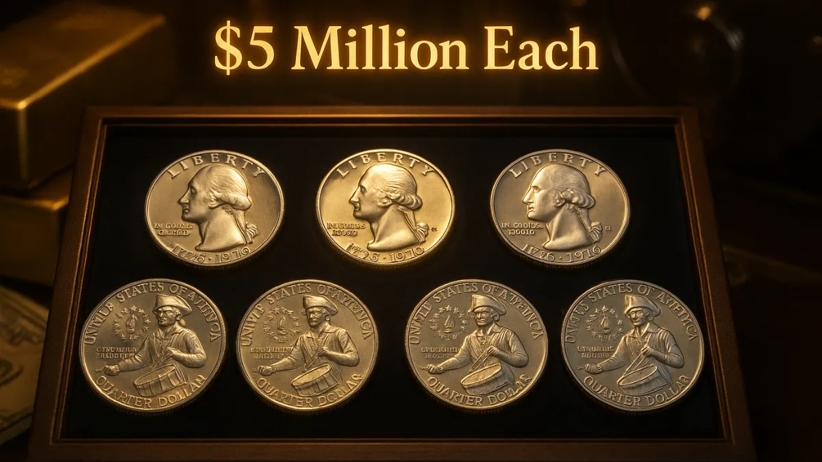 7 Bicentennial Quarters Are Valued at Over $5 Million Each