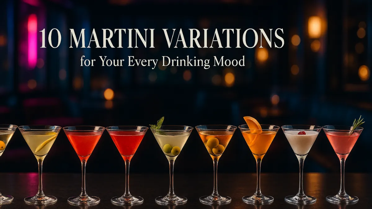 10 Martini Variations for Your Every Drinking Mood