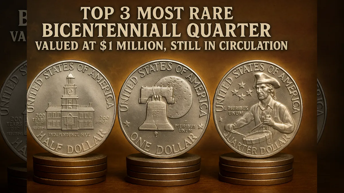 Top 3 Most Rare Bicentennial Quarter Valued at $1 Million, Still in Circulation