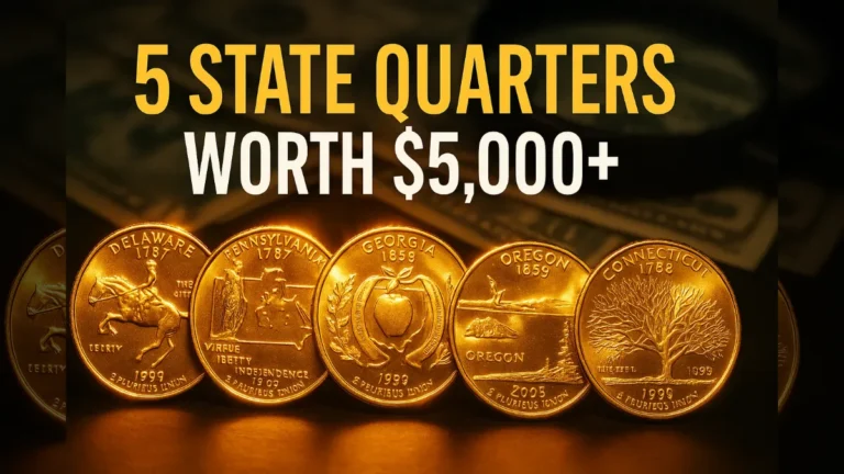 5 State Quarters Still in Circulation Worth Over $5,000 Each