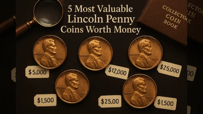 5 Most Valuable Lincoln Penny Coins Worth Money (Full Lists)