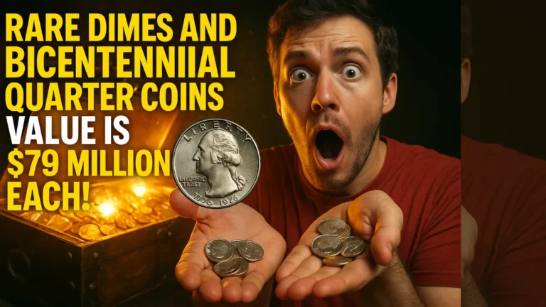 Rare Dimes and Bicentennial Quarter Coins Value is $79 Million Each