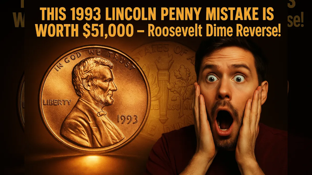 This 1993 Lincoln Penny Mistake Is Worth $51,000 – Roosevelt Dime Reverse!